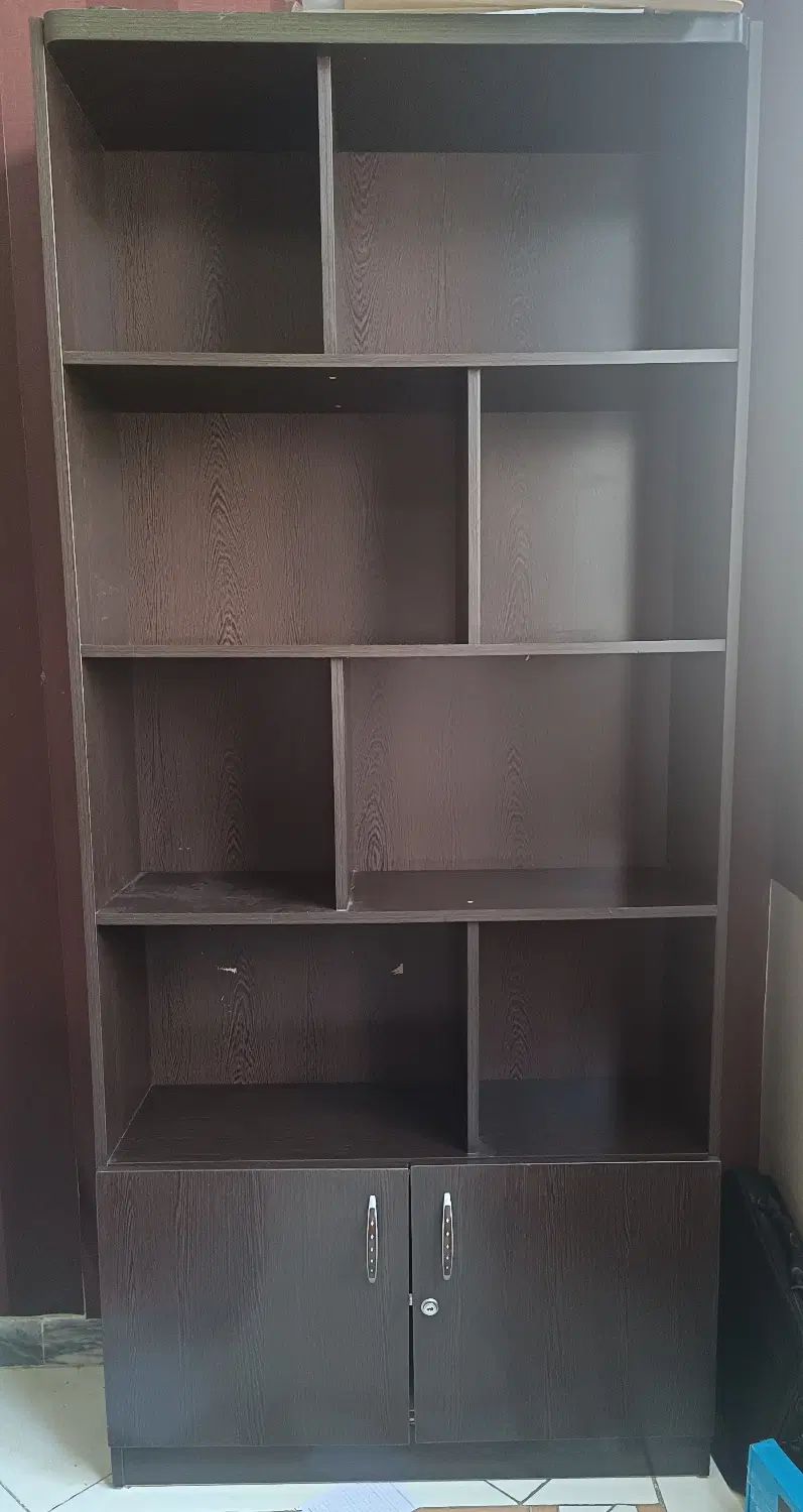 کتابخانه چوبی|کتابخانه، شلف، قفسه‌های دیواری|تهران, شهرک پرواز|دیوار