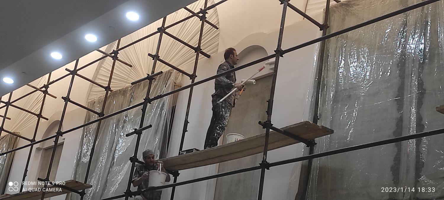 نقاشی ساختمان تهران|خدمات پیشه و مهارت|تهران, سعادت‌آباد|دیوار