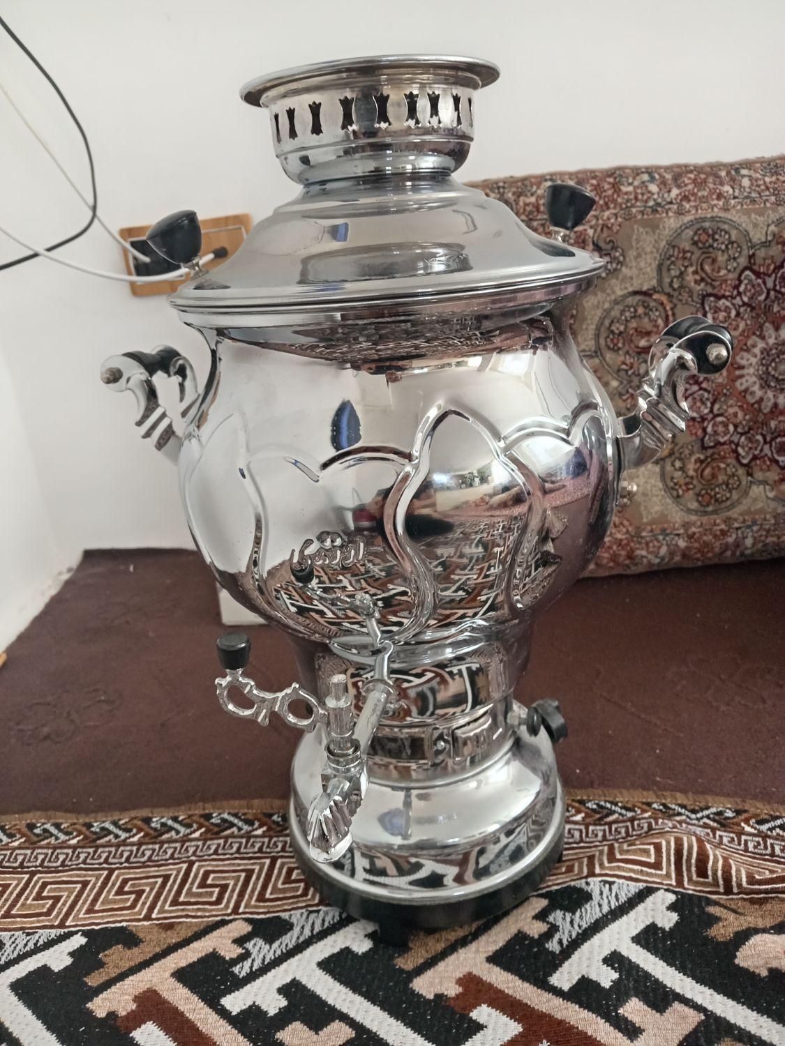سماور 10 لیتری ارزندی آکبند قدیمی|سماور، چای‌ساز، قهوه‌ساز|سنندج, |دیوار