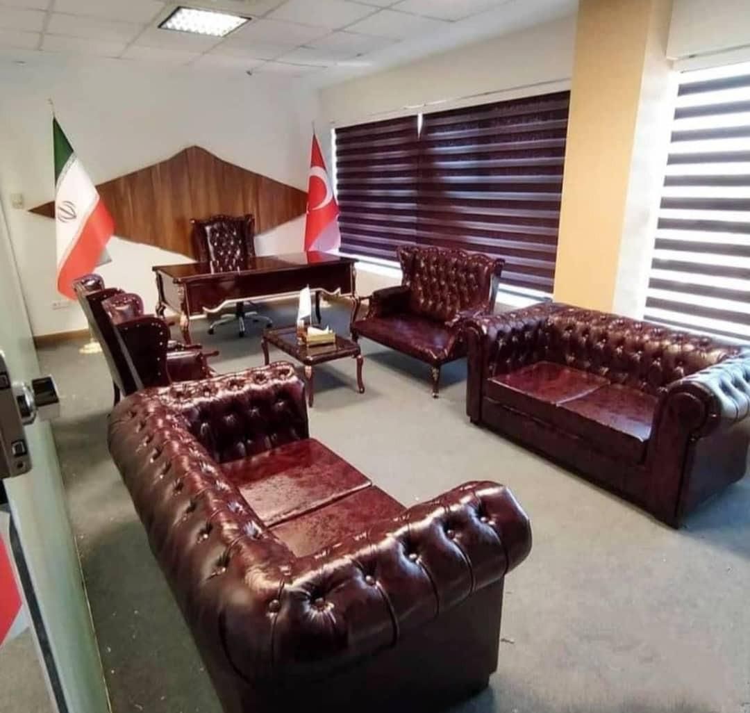 نیم ست اطلس اداری میز مدیریت ستاره صندلی لاندا|دفتر کار|کرج, عظیمیه|دیوار