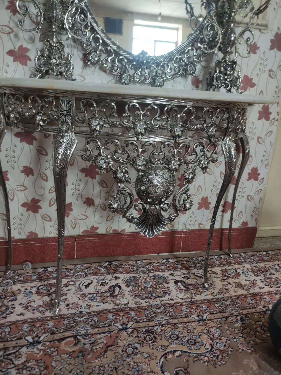 آینه شمعدان تمام برنز|صنایع دستی و سایر لوازم تزئینی|تهران, شوش (باغ آذری)|دیوار