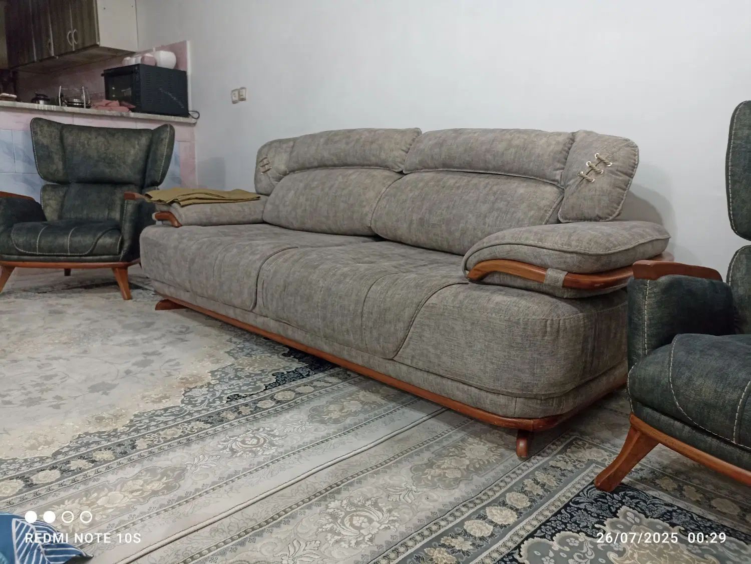 مبل در حد نو معاوضه با موتور|مبلمان خانگی و میز عسلی|مشهد, شهرک شهید باهنر|دیوار