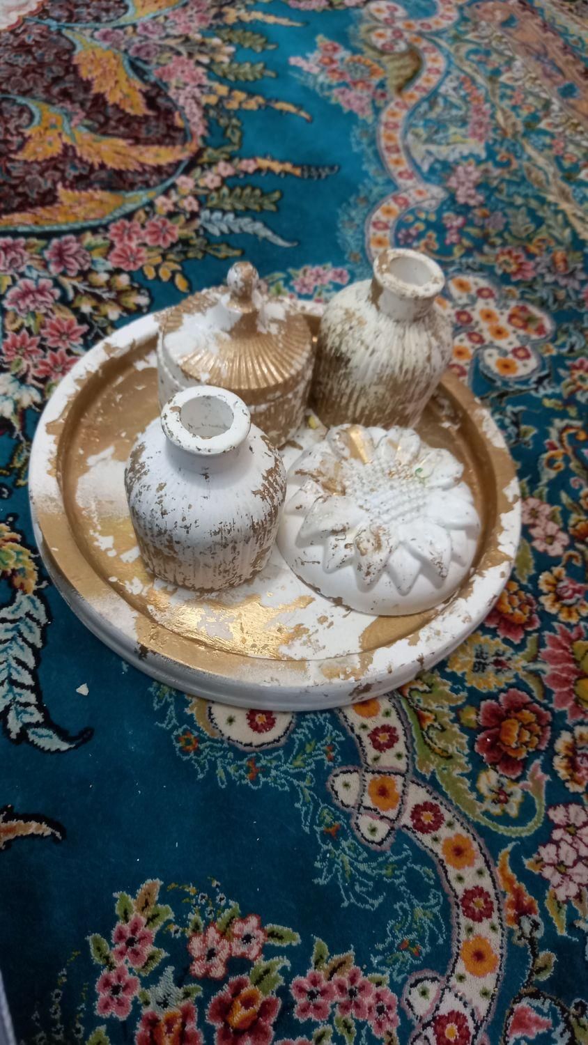 فروش سنگ مصنوعی قندان، جا شمعی،جا سیگاری|صنایع دستی و سایر لوازم تزئینی|صدرا-فارس, |دیوار