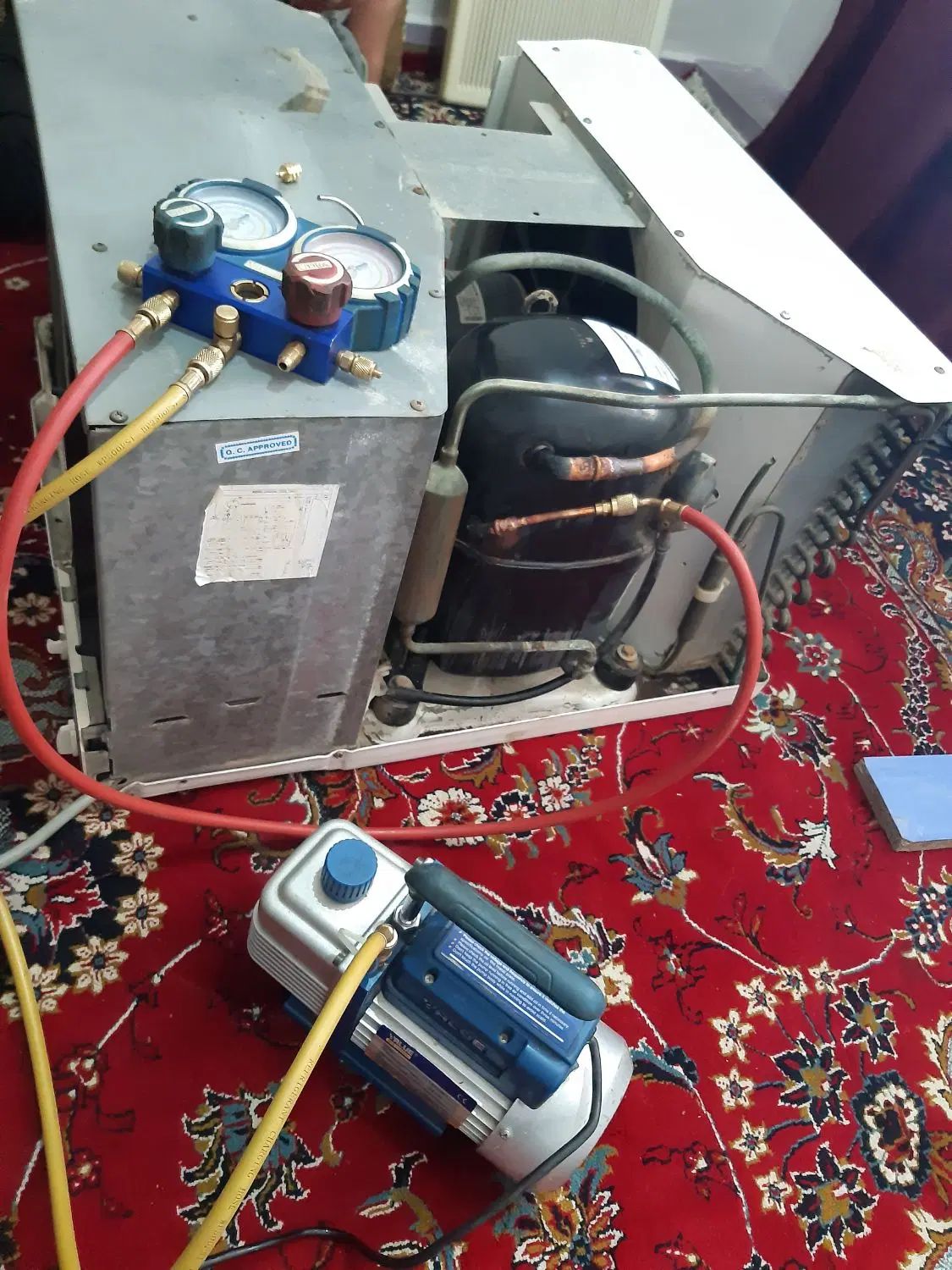 تعمیر.نصب.سرویس وگازگیری کولرهای اسپیلت و پنجره ای|خدمات پیشه و مهارت|اهواز, سپیدار|دیوار