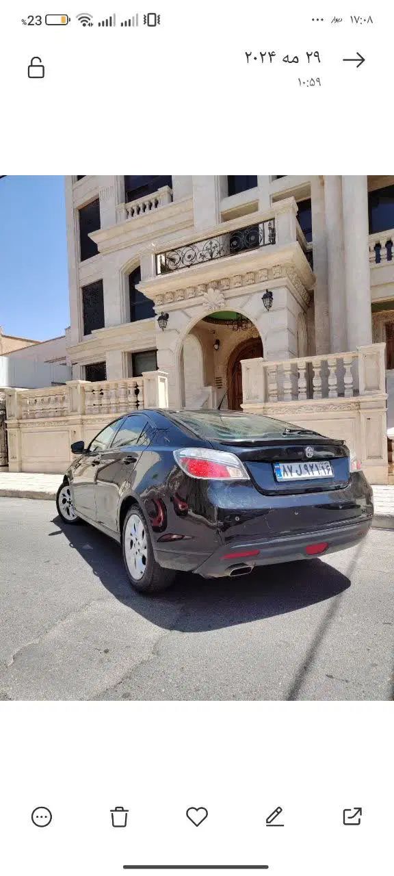 mg6 GTمدل 2012بی رنگ|خودرو سواری و وانت|تهران, شهرک چیتگر|دیوار