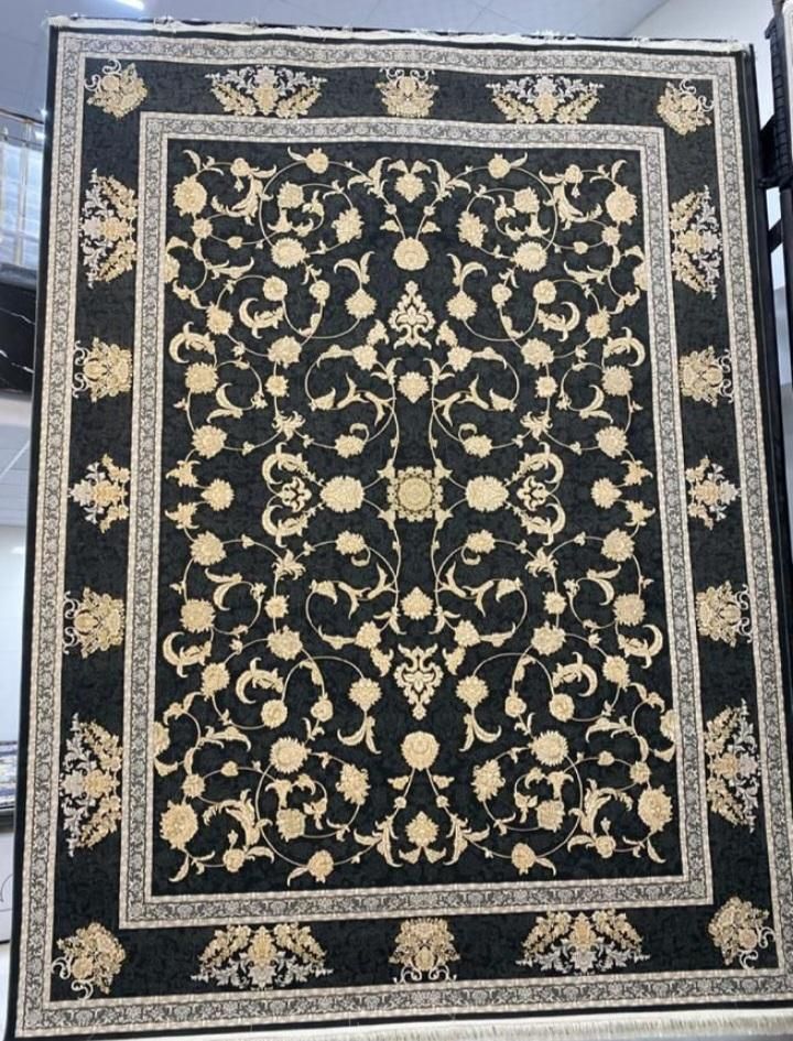 دنیارنگ خوش آمدیدفرش قالی ضخیم تمام نخ تراکم بالا|فرش|کرمان, |دیوار