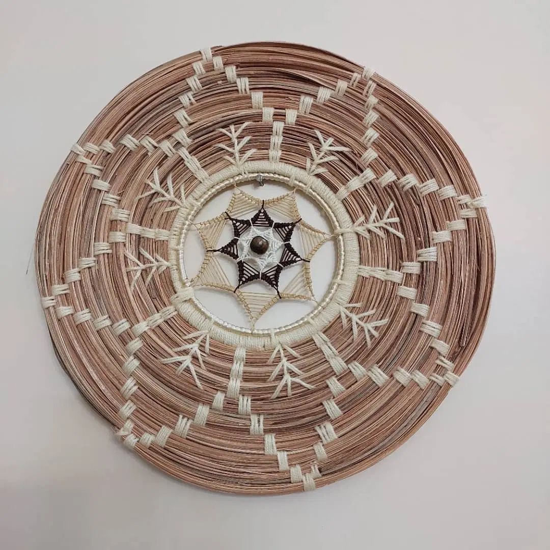 دیوارکوب حصیری|صنایع دستی و سایر لوازم تزئینی|اصفهان, مولوی|دیوار