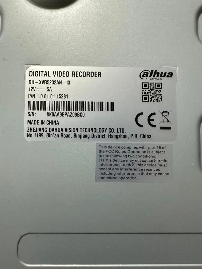 digital video recorder. ظبط کننده ویدئو داهوا|پخش‌کننده DVD و ویدیو|تهران, یافت آباد شمالی|دیوار
