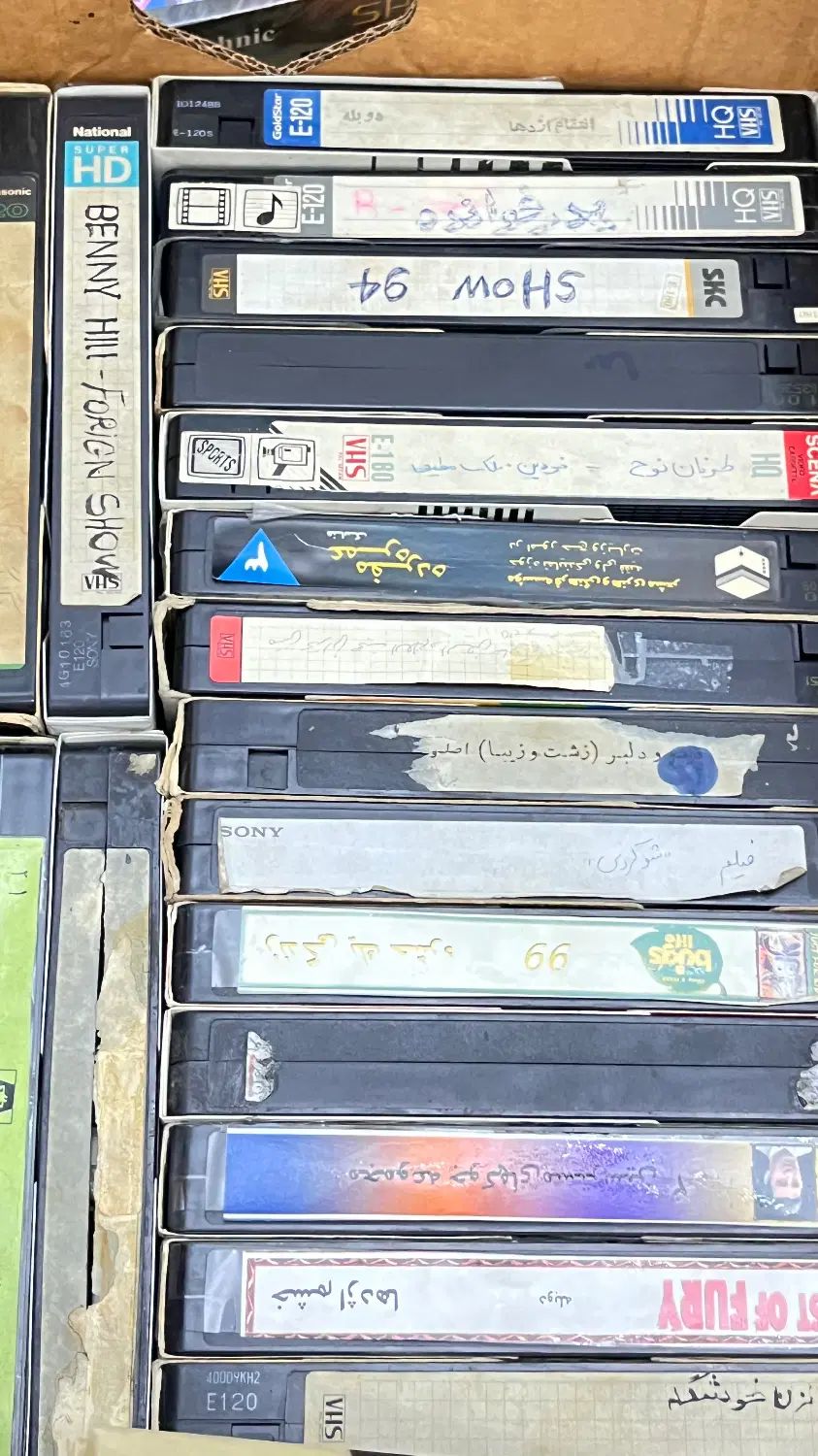 نوار ویدیو vhs سی تا|پخش‌کننده DVD و ویدیو|تهران, صادقیه|دیوار