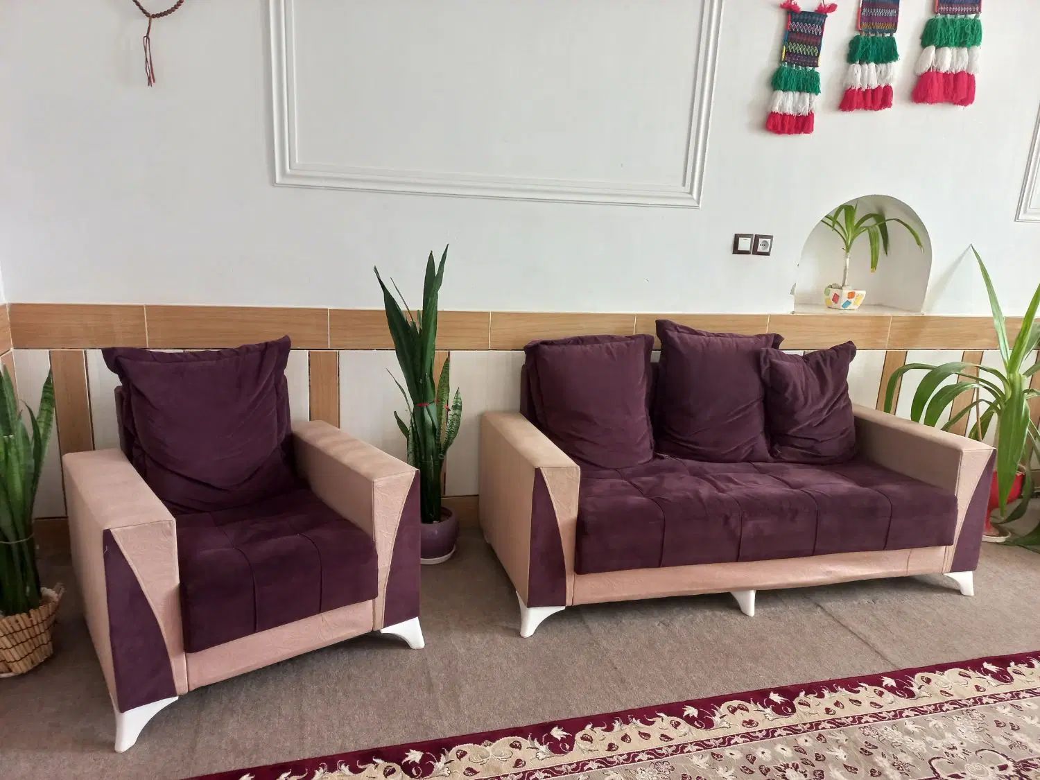 فروش مبل در حدنو فقط به قیمت ارزان ۱۵میلیون|مبلمان خانگی و میز عسلی|شیراز, شهرک قمشه|دیوار