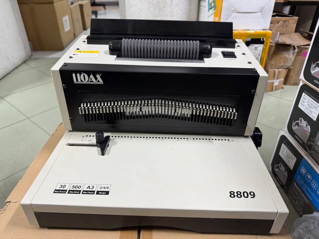 سیمی فنر زن صحافی کتاب تمام برقی برش کاغذ AX8809|لوازم التحریر|تهران, ایرانشهر|دیوار