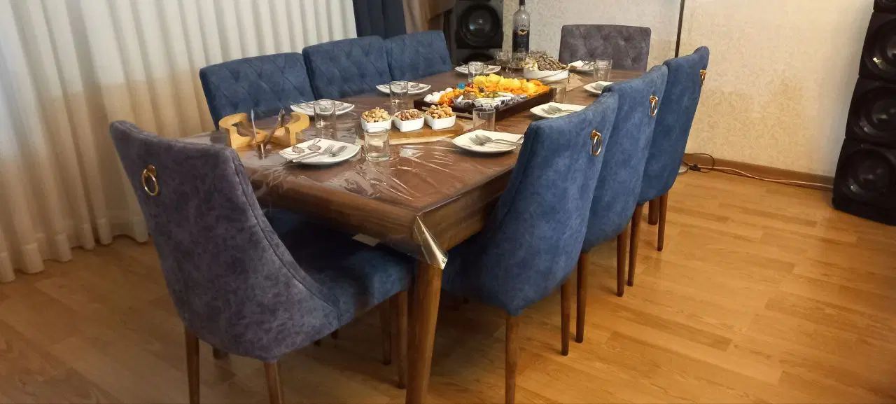 ست مبلمان ۸ نفره بهمراه میز ناهار خوری ۸ نفره|مبلمان خانگی و میز عسلی|مشهد, دانشگاه فردوسی|دیوار