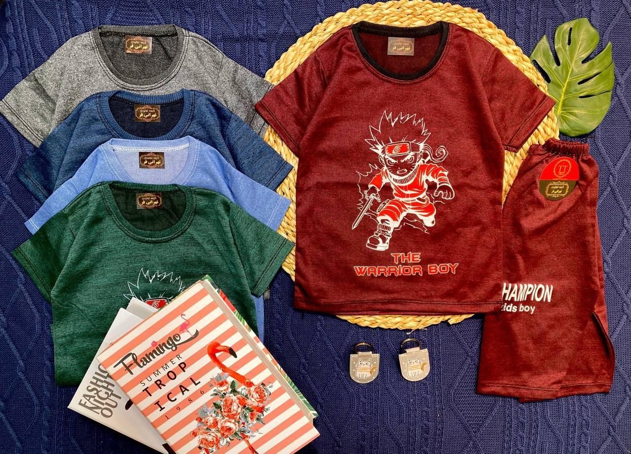 عمده مغازه ها - بلوز شورت پسرانه ۴نخ بافت چاپی|کفش و لباس بچه|آبادان, |دیوار