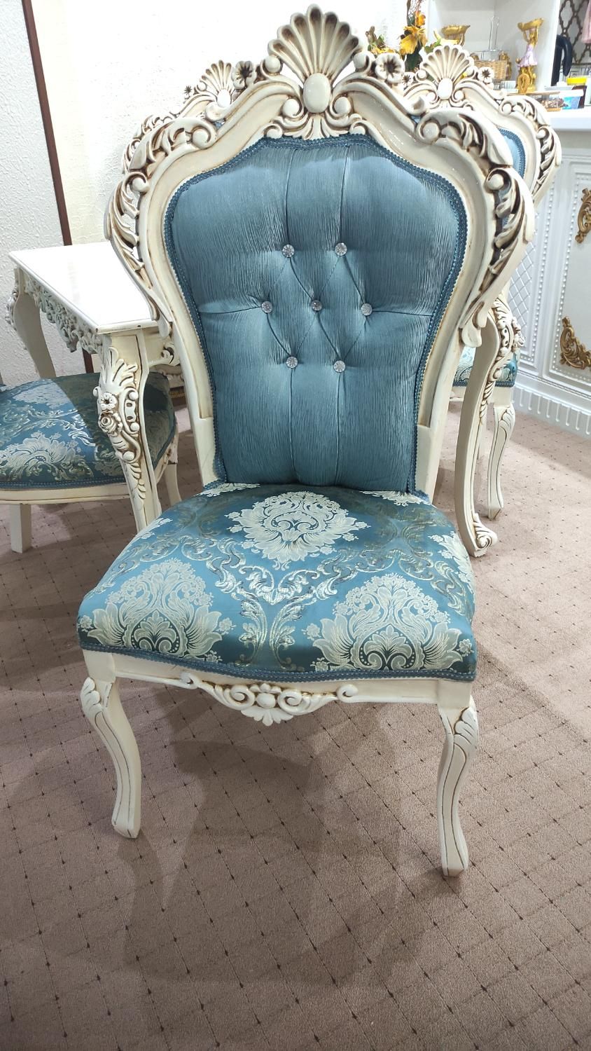 میز ناهار خوری ۴نفره|میز و صندلی غذاخوری|شاهینشهر, حاجی آباد|دیوار