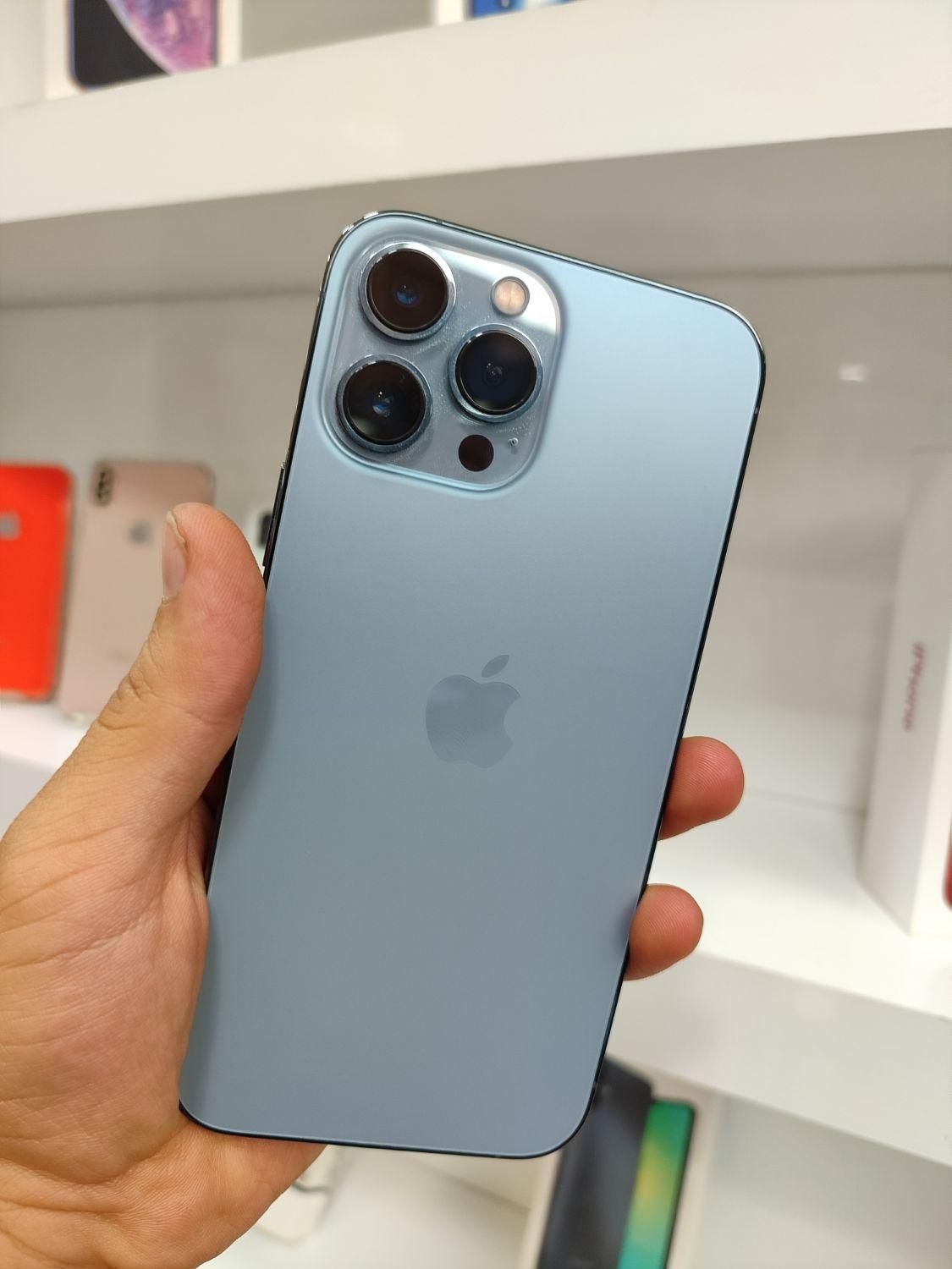گوشی اپل مدل iPhone13promax 256G CH/A آبی دوسیم‌|موبایل|قزوین, |دیوار