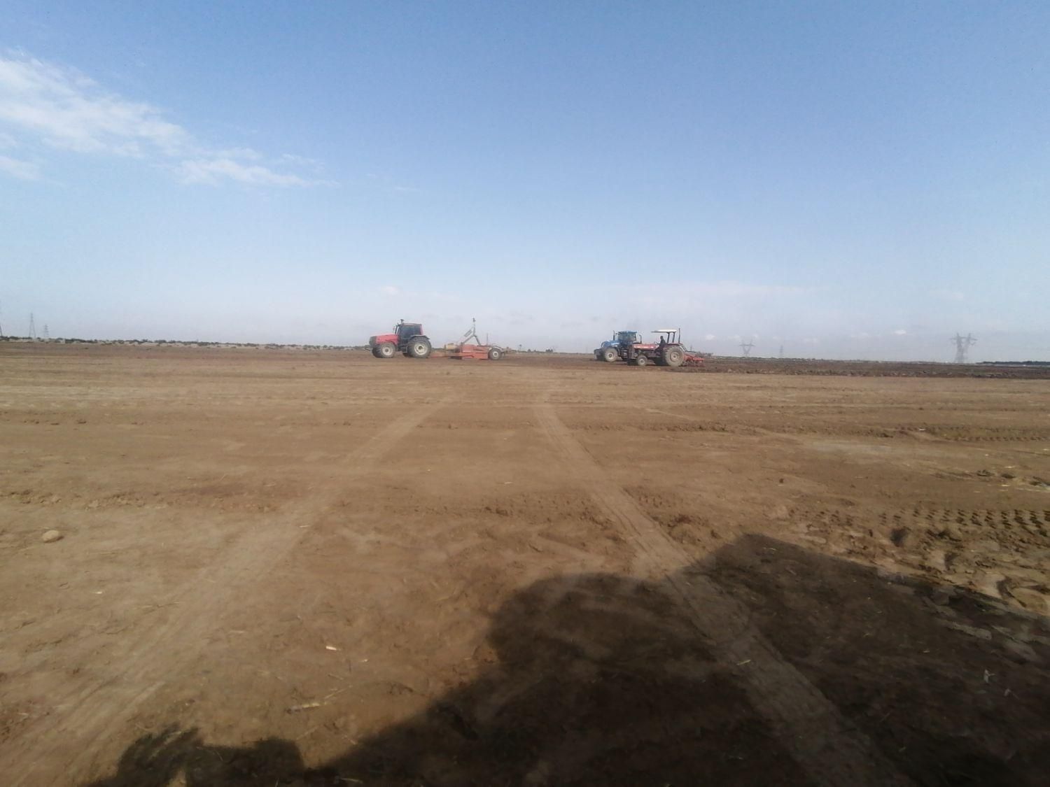 تسطیح لیزری اراضی کشاورزی با اسکریپر|خدمات باغبانی و درختکاری|گنبد کاووس, |دیوار