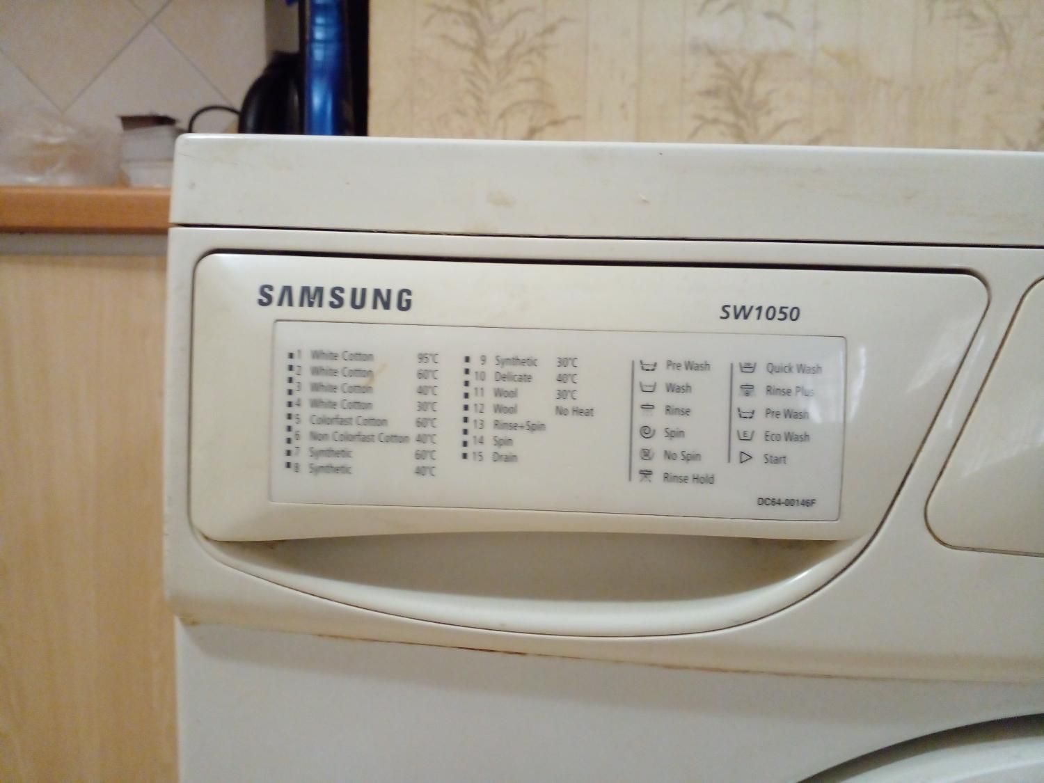ماشین لباسشویی دست دوم سامسونگ SW1050|ماشین لباسشویی و خشک‌کن لباس|تهران, اقدسیه|دیوار