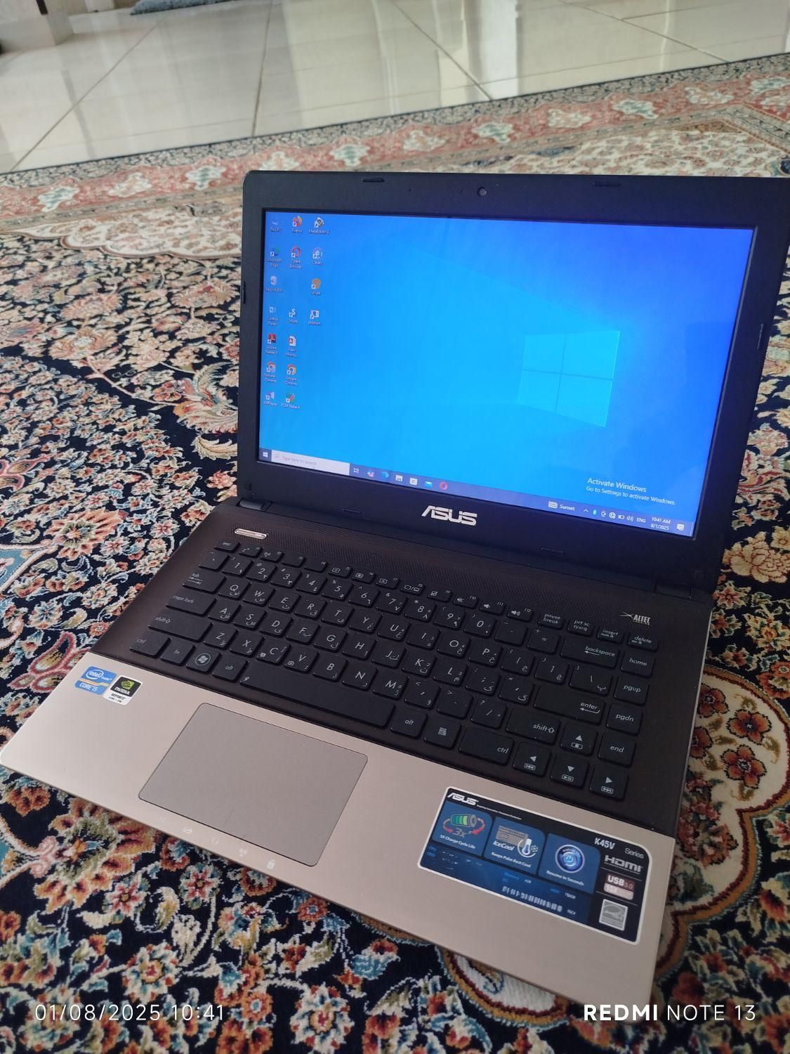 لپتاپ قدرتمند و گرافیک دار ASUS. K45V|رایانه همراه|شیراز, تحویلی|دیوار