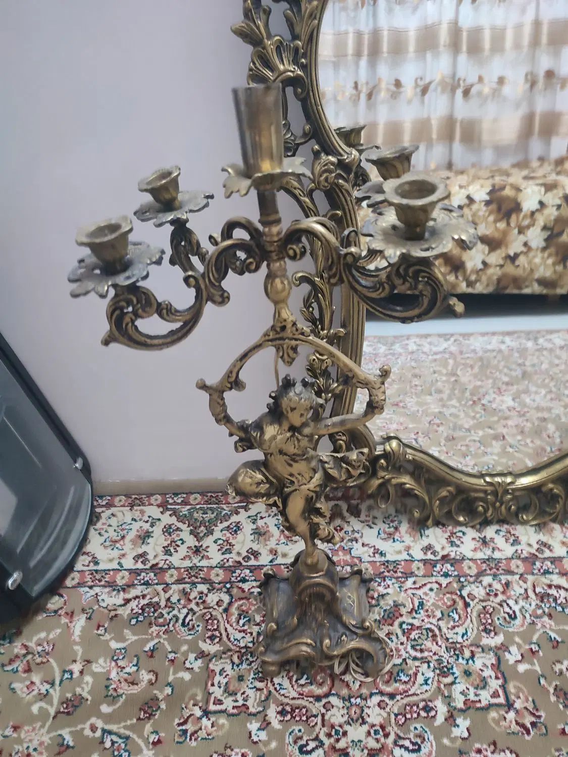 آینه و شمعدان|صنایع دستی و سایر لوازم تزئینی|مشهد, فرودگاه|دیوار