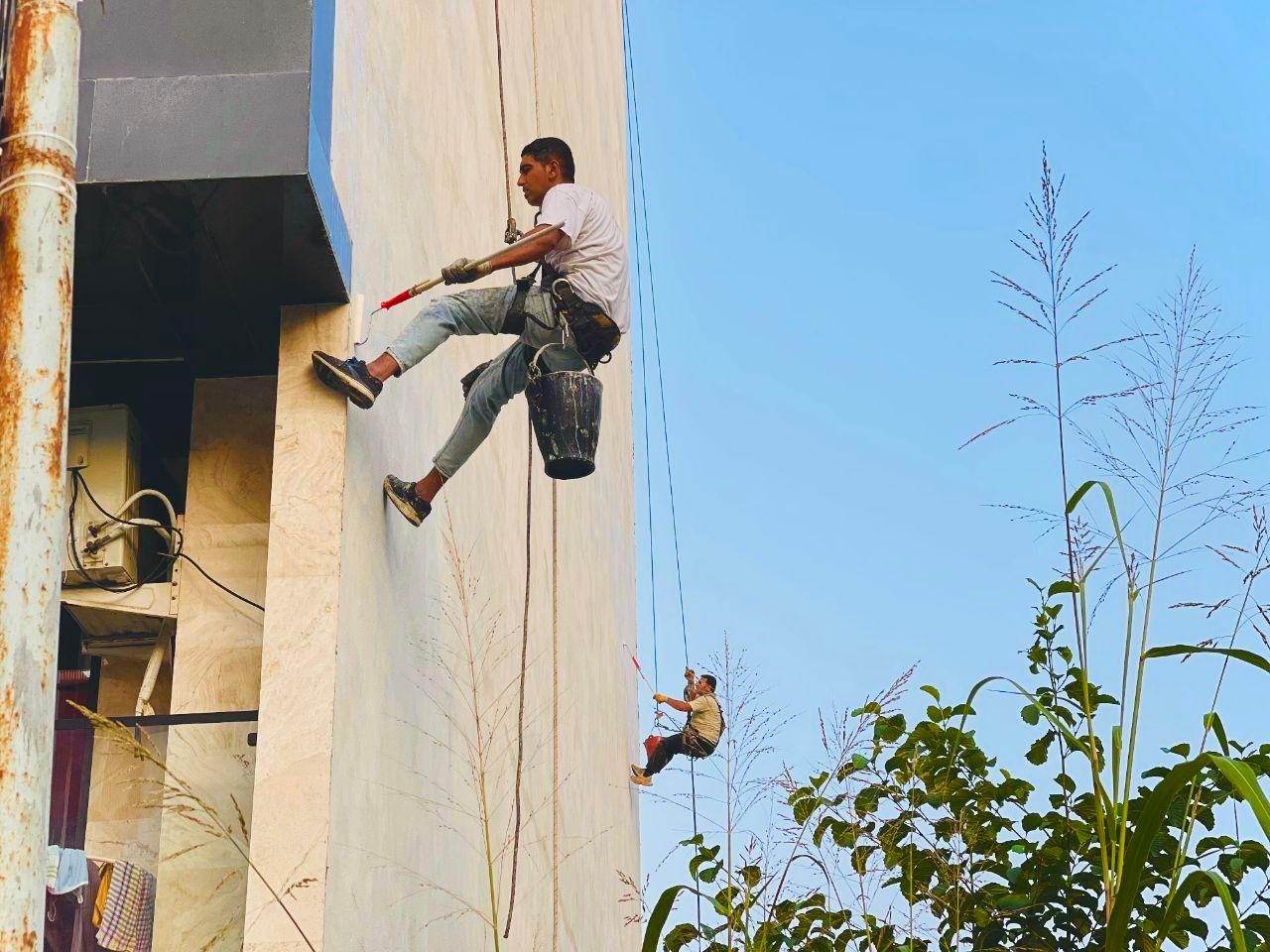 رفع ریزش سنگ و نم و رطوبت نما راپل عایق ابندی|خدمات پیشه و مهارت|هچیرود, |دیوار