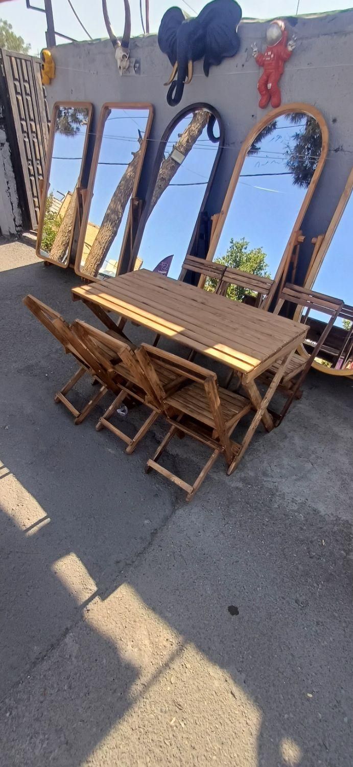 میز وصندلی چوبی و مکپی تاشو برای منازل و کافه|فروشگاه و مغازه|مشکین‌دشت, |دیوار