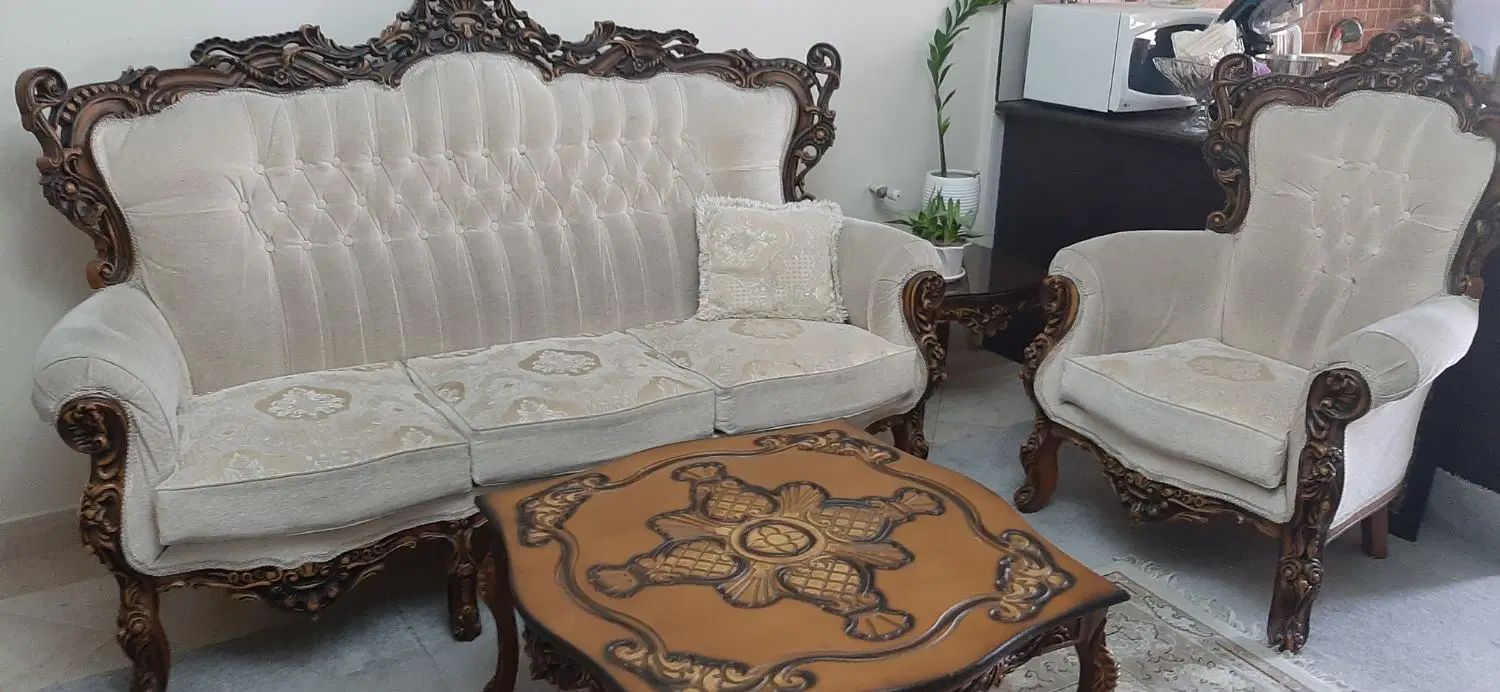 مبل استیل ۷ نفره|مبلمان خانگی و میز عسلی|تهران, کوی بیمه|دیوار