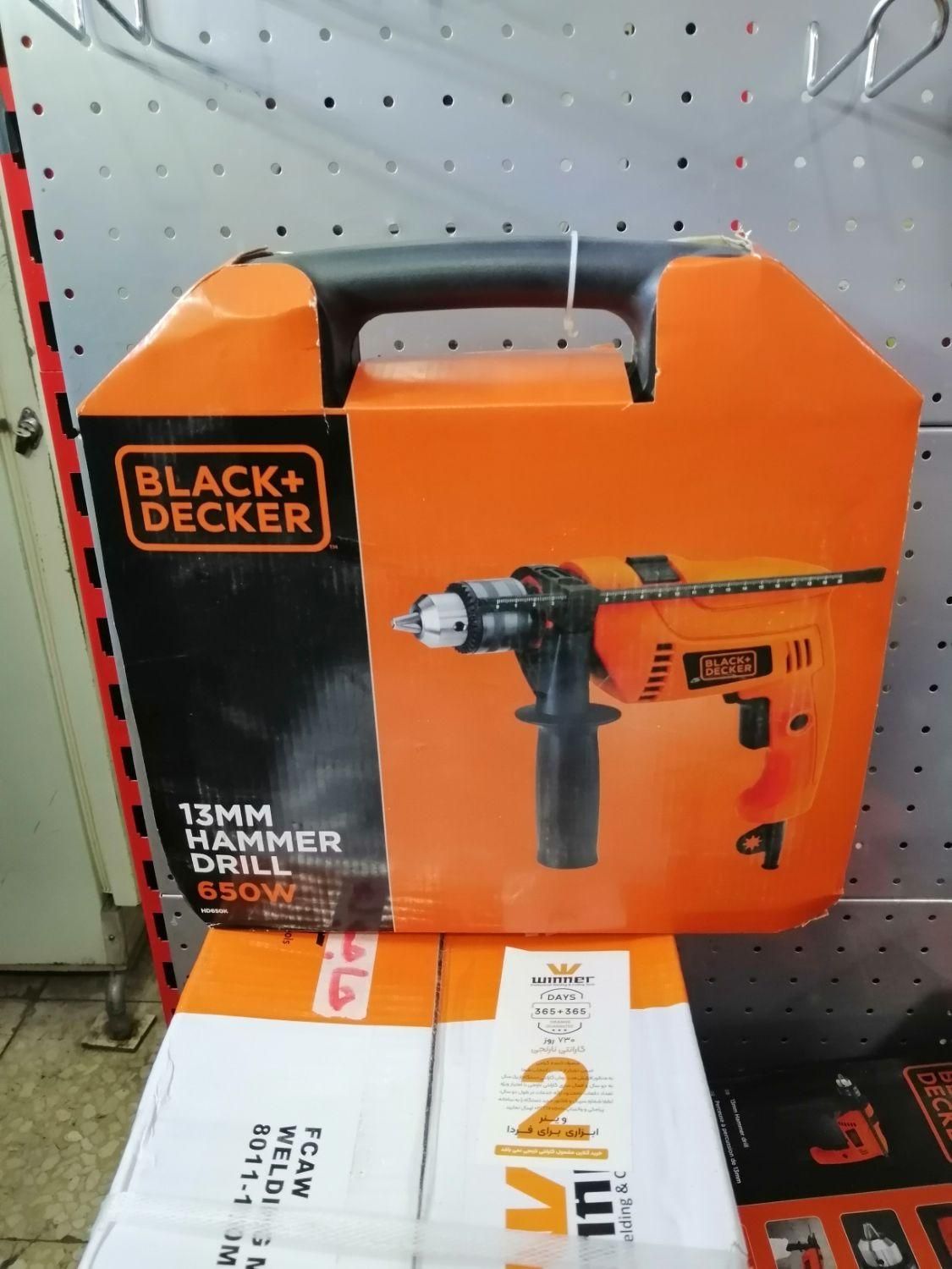 دریل چکشی 13 میل بلک انددکر اصلی|ابزارآلات|اصفهان, کشاورزی|دیوار