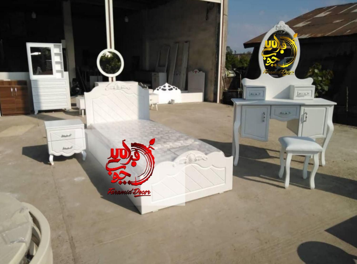 سرویستخت خواب cnc*وکیوم ممبران|تخت و سرویس خواب|رشت, استقامت ۲|دیوار