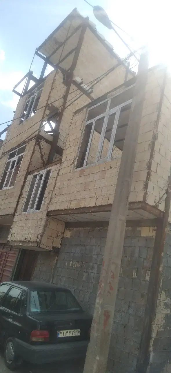 خانه سفت کاری دو طبقه در توس ۶۵|فروش خانه و ویلا|مشهد, نوده|دیوار