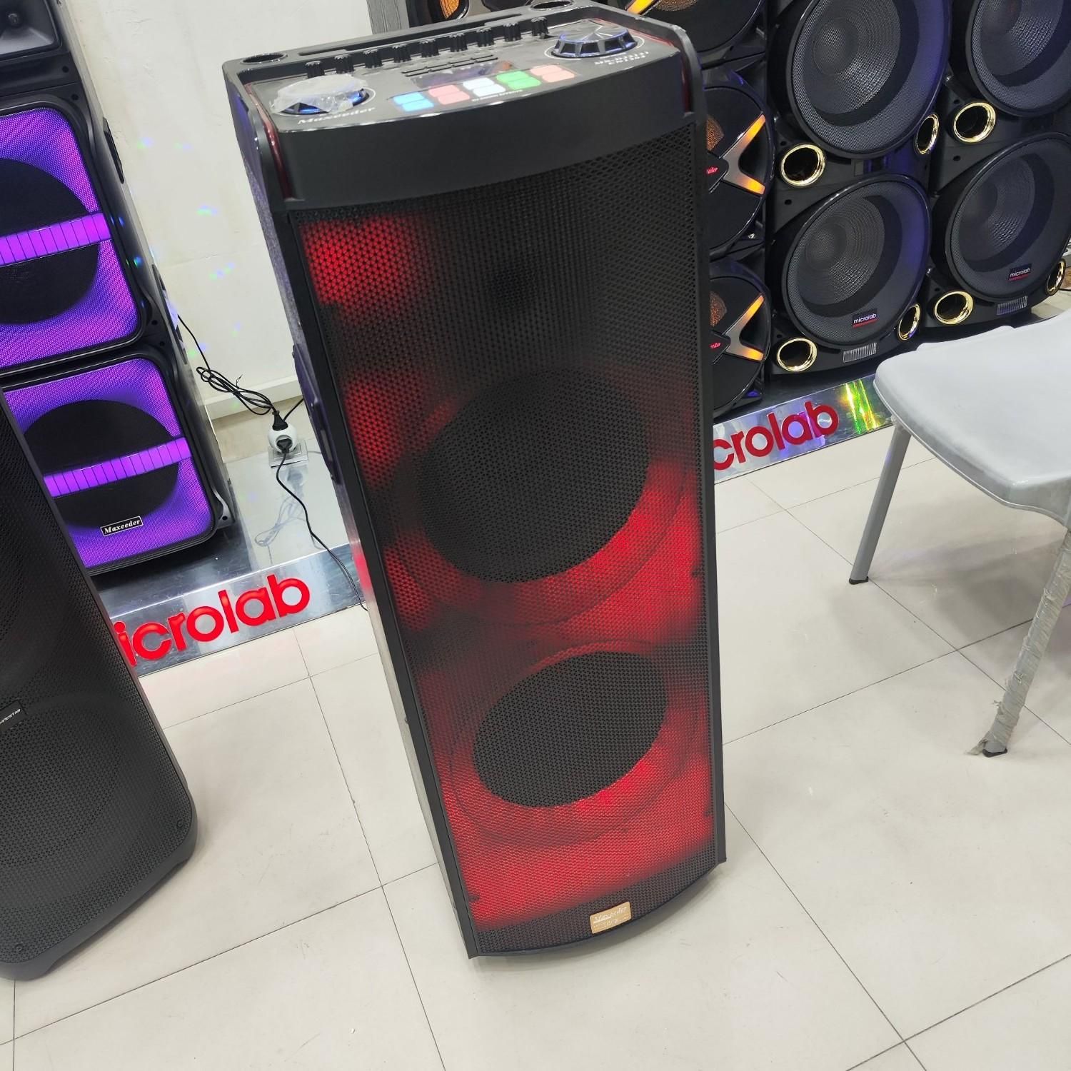 اسپیکر شارژی 2 ساب 10 اینچ مکسیدر کد 1204|سیستم صوتی خانگی|مشهد, سپاد|دیوار