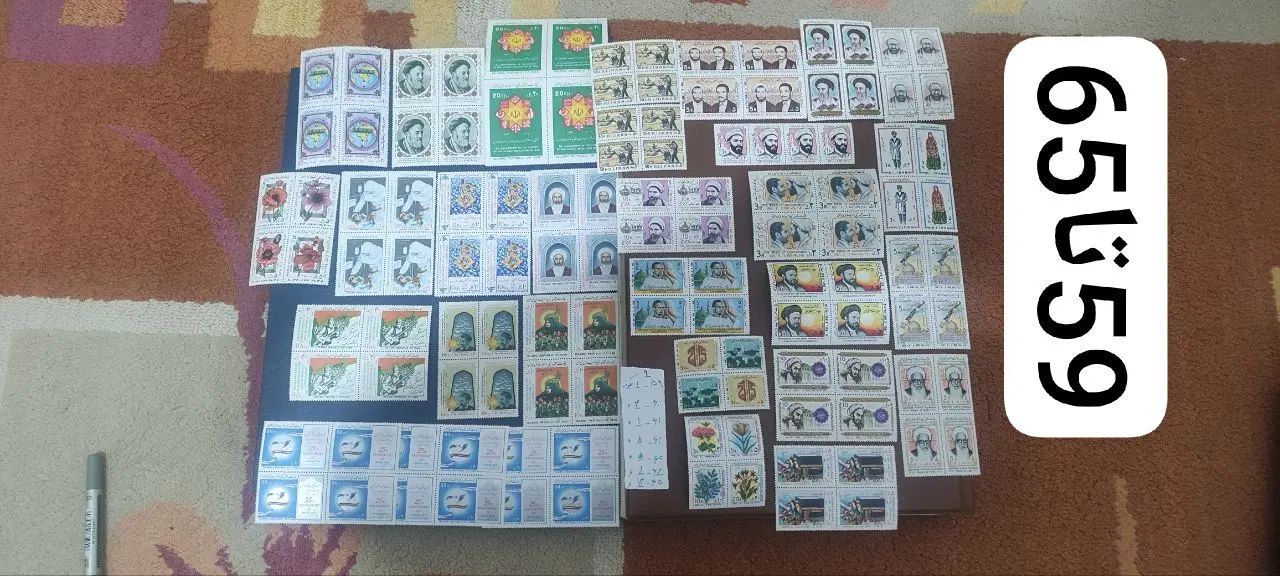 تمبرهای ایرانی ازسال59تا85|کلکسیون سکه، تمبر، اسکناس|تهران, فلاح|دیوار