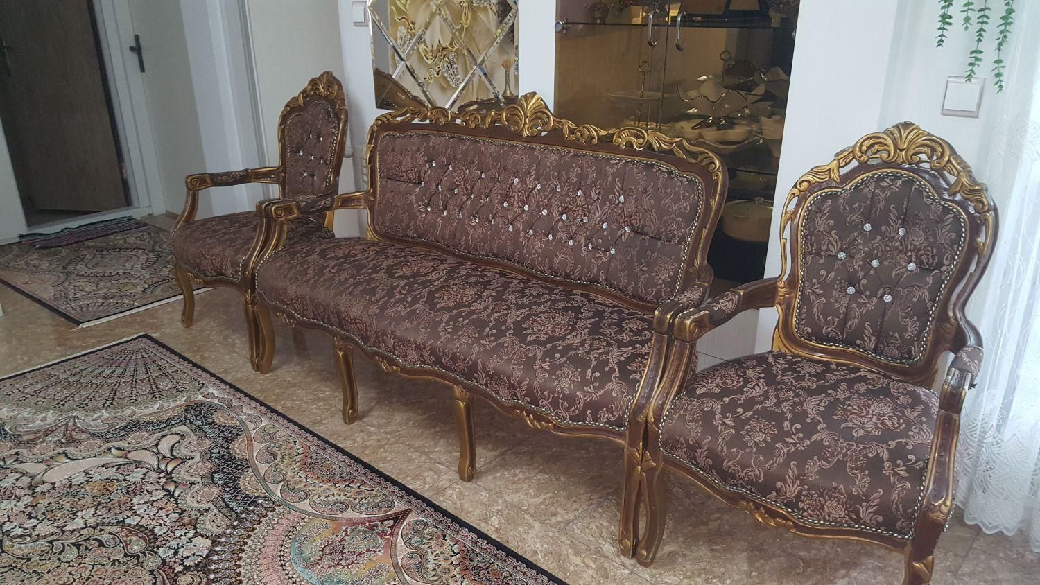 مبلمان استیل وکلاسیک|مبلمان خانگی و میز عسلی|رشت, لاکان شهر|دیوار