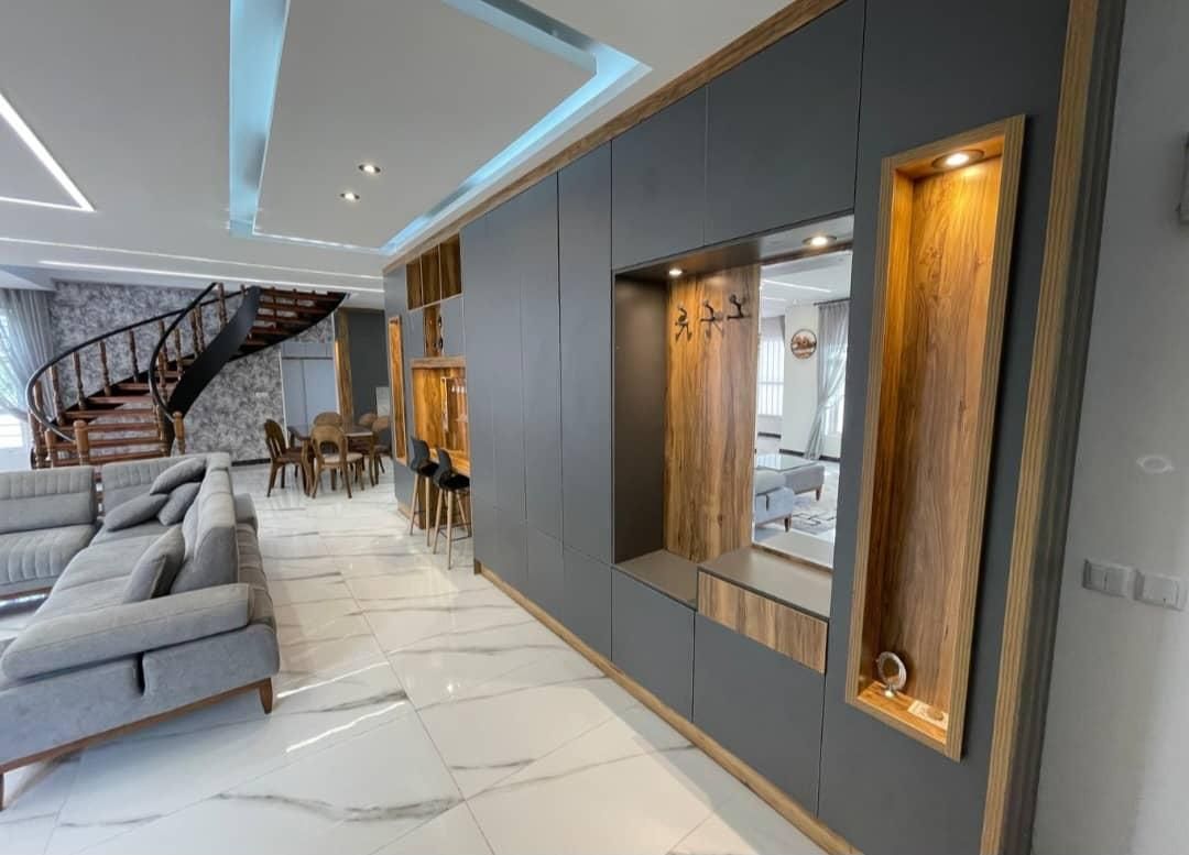 روکش وکیوم ویترین کمد دکور کابینت کار انزو ممبران|مصالح و تجهیزات ساختمان|تنکابن, |دیوار