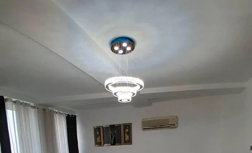 فوری. لوستر کهکشانی کریستالی ال ای دی دارای کنترل|لوستر و چراغ آویز|اندیشه, اندیشه فاز ۳|دیوار