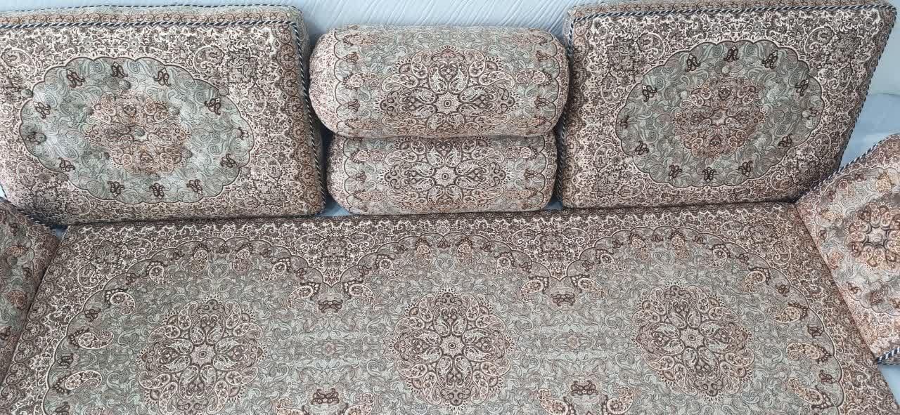 فروش ست کامل پشتی ترمه کاشان|پشتی|تبریز, |دیوار