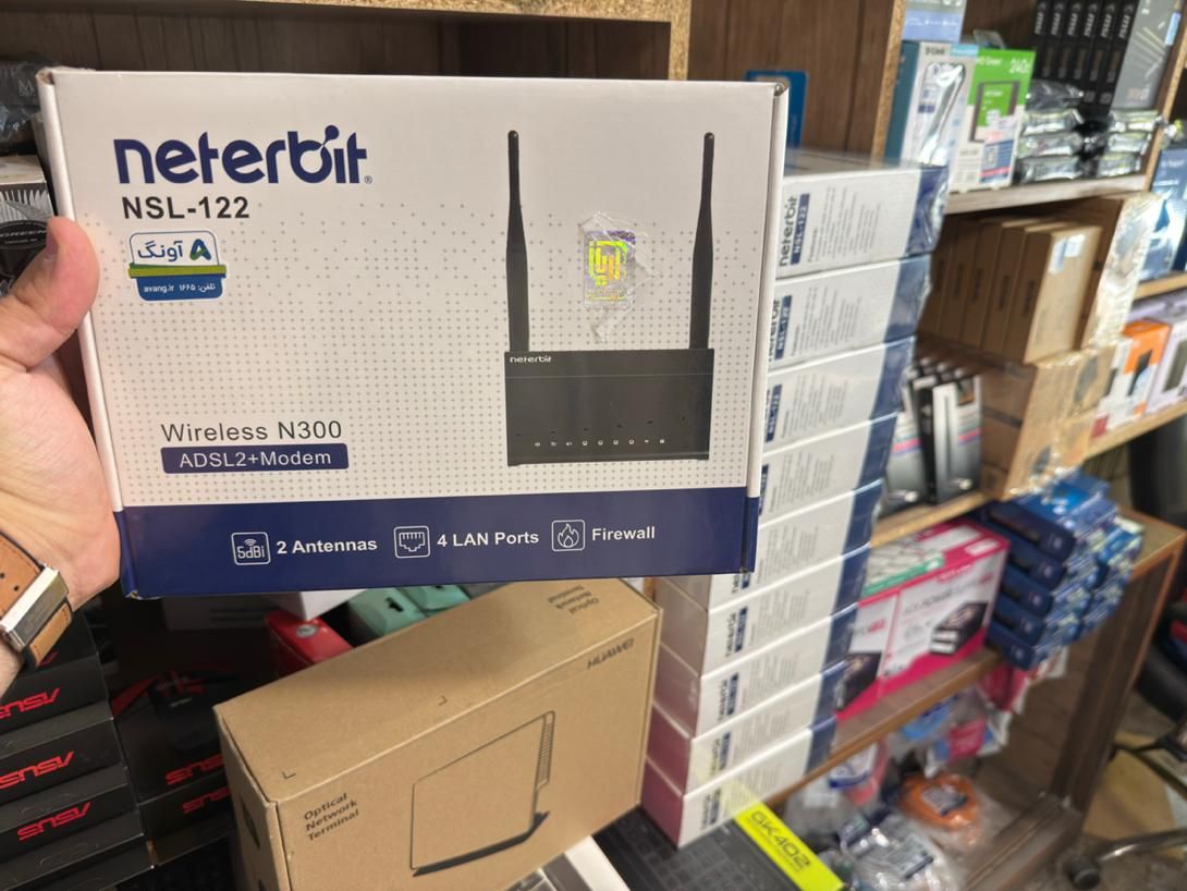 مودم ۲ آنتن آکبند +NETERBIT 122 ADSL2|مودم و تجهیزات شبکه|خرمآباد, |دیوار