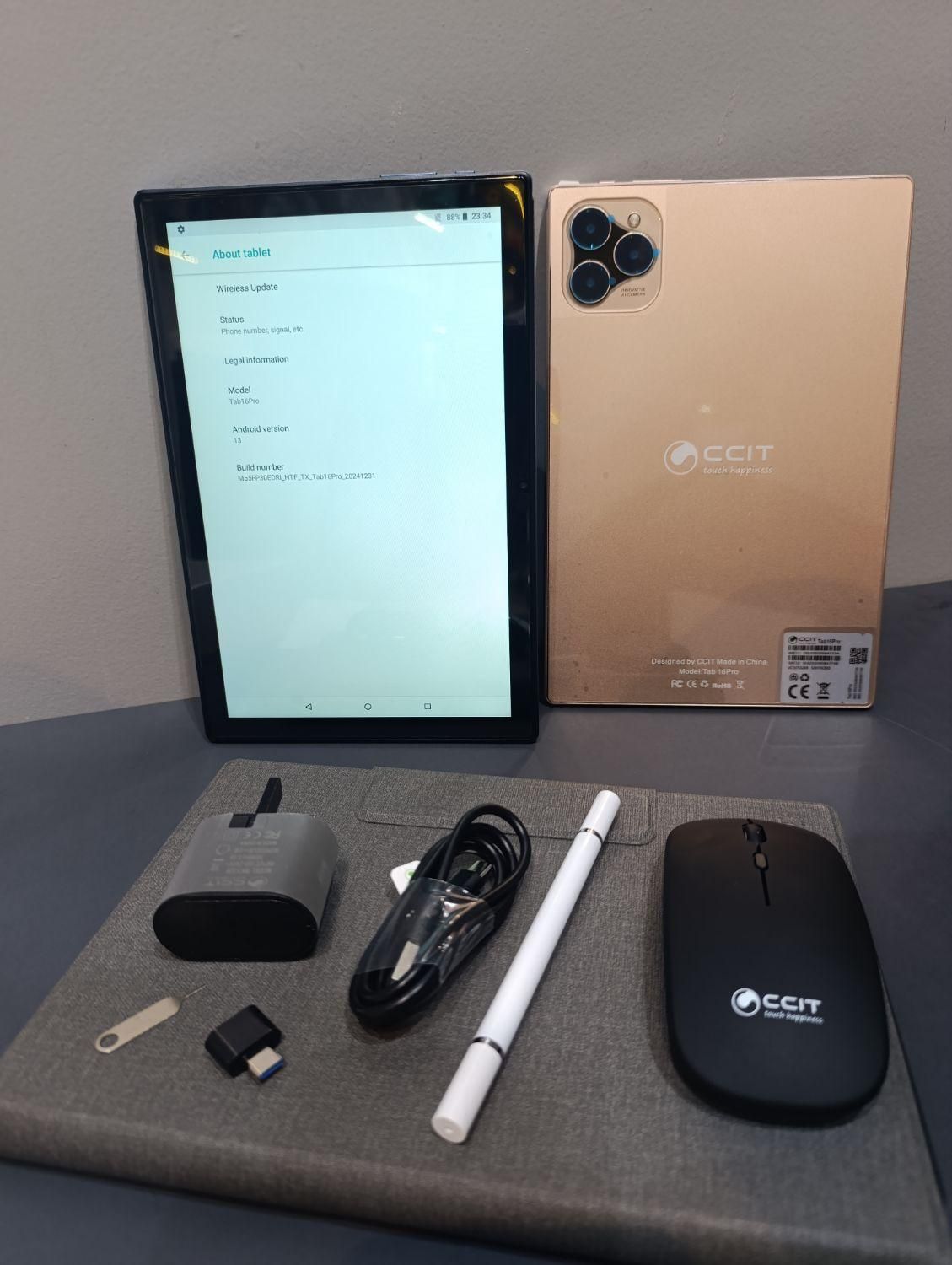 تبلت ccit 16pro دوسیم 5g حافظه 1ترابایت|تبلت|تهران, فدک|دیوار