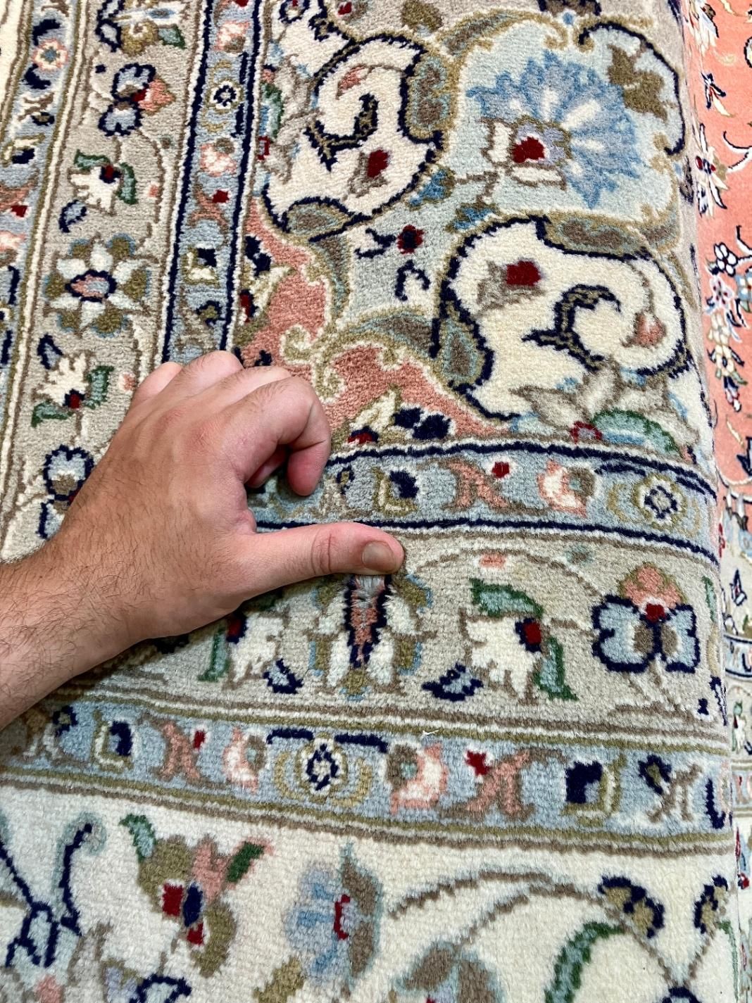 فرش دستباف جفت ۱۲ متری اردکان مسی شکوفه دستبافت|فرش|تهران, مولوی|دیوار