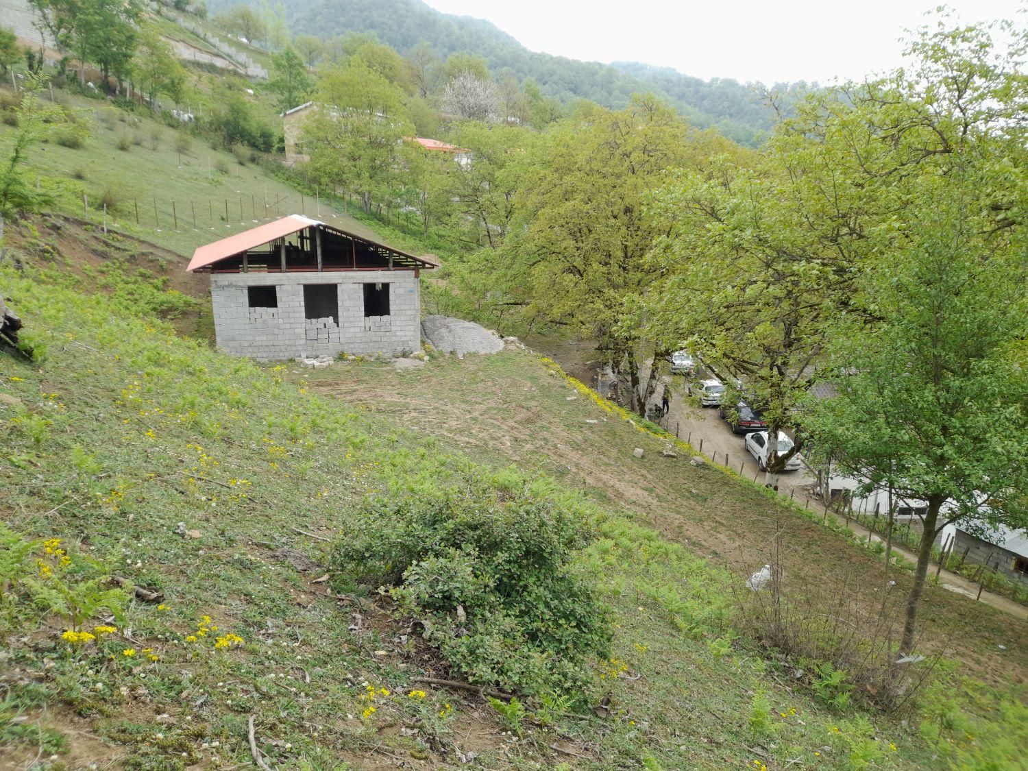 ویلای نیمه ساز ۶۰۰متری ،ییلاق نوده رضوانشهر|فروش زمین و ملک کلنگی|رضوانشهر, |دیوار