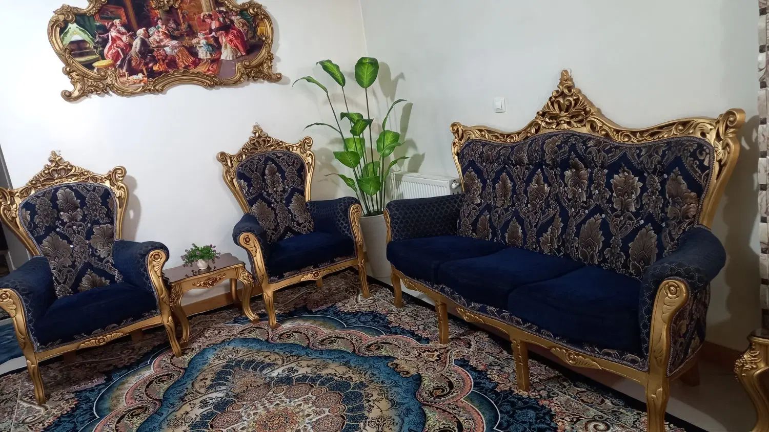 مبل سلطنتی چوب راش|مبلمان خانگی و میز عسلی|تهران, مشیریه|دیوار