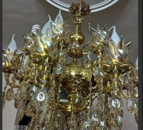 لوستر خالص اصل سنگین وزن|لوستر و چراغ آویز|شیراز, شهرک گلستان|دیوار