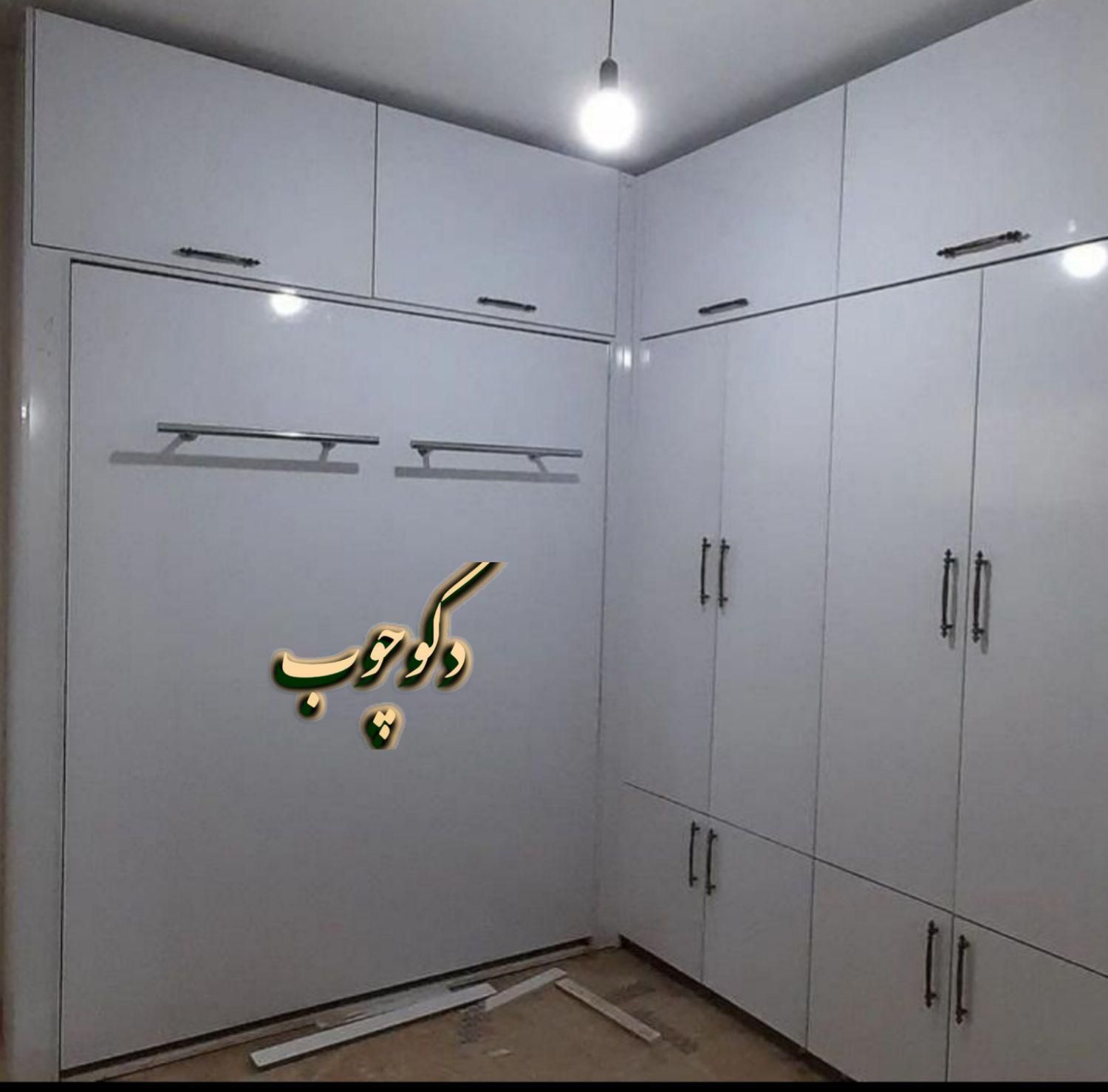 کمد نئوکلاسیک / هایگلاس / چوب|مصالح و تجهیزات ساختمان|قم, زاویه|دیوار