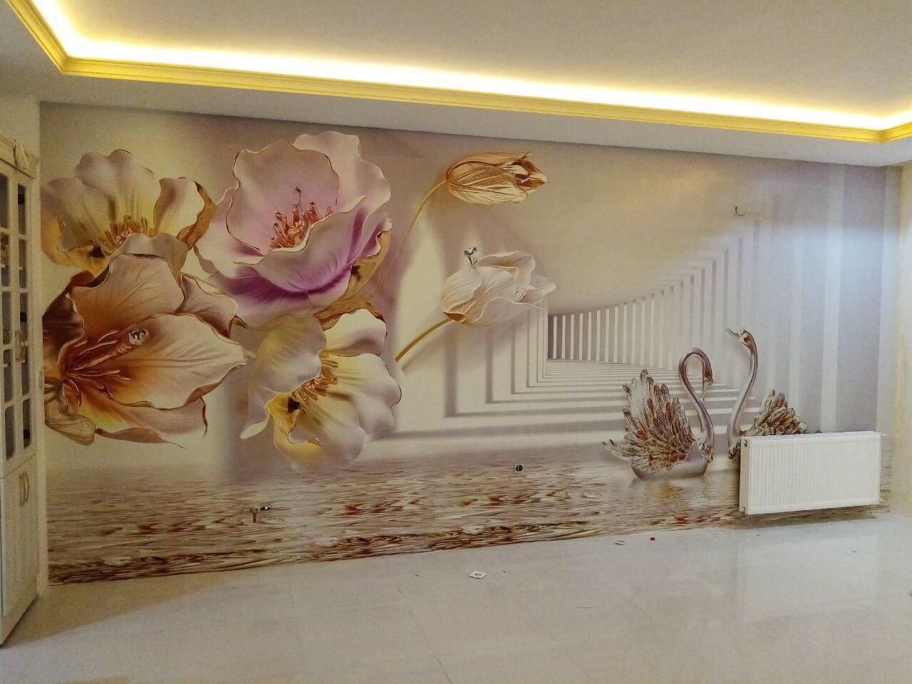 نصاب کاغذ دیواری|خدمات پیشه و مهارت|صدرا-فارس, فاز ۱|دیوار