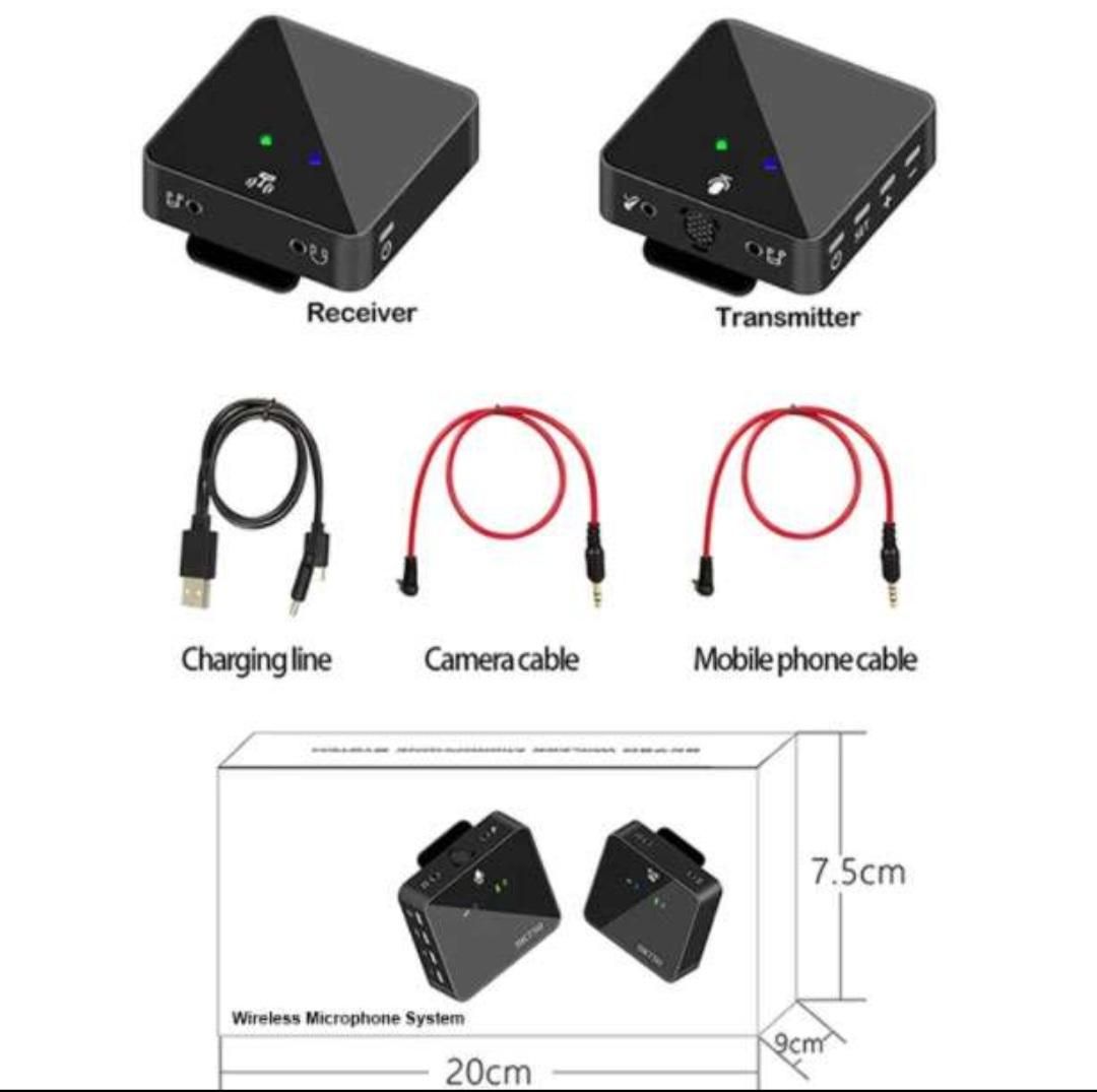 میکروفن بی سیم sk750. دو کاربره|لوازم جانبی موبایل و تبلت|تهران, خواجه نظام الملک|دیوار