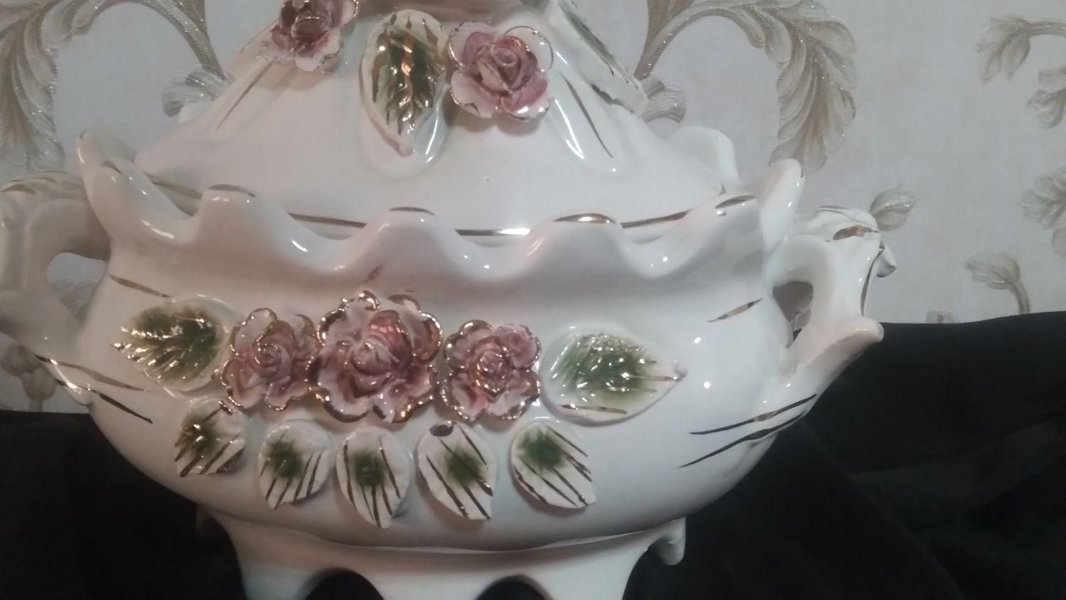 ظرف انتیک شکلات خوری|ظروف سرو و پذیرایی|خوی, |دیوار