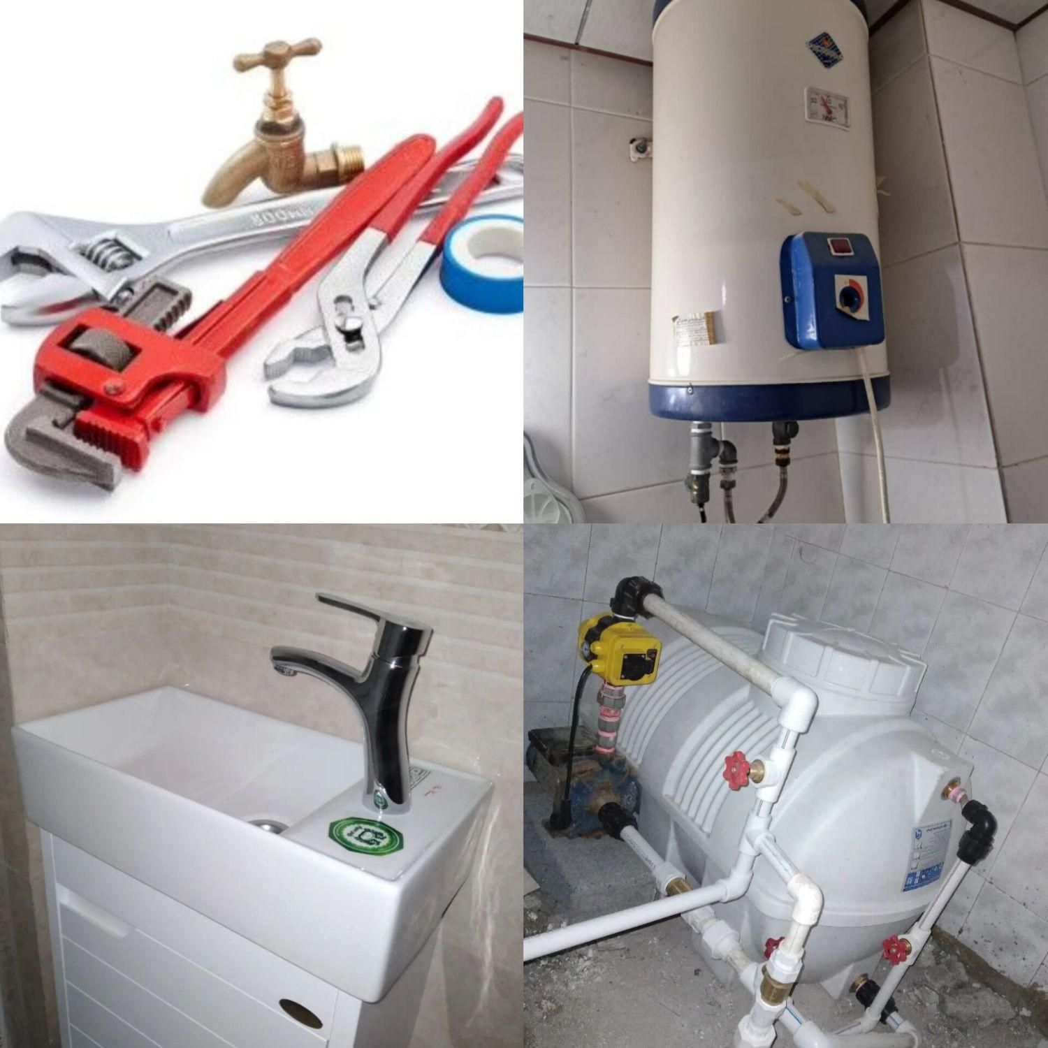 انجام لوله کشی نصب و تعمیر آبگرمکن نصب شیرآلات پمپ|خدمات پیشه و مهارت|بندرعباس, |دیوار