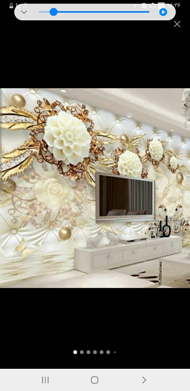 فروش ونصب کاغذ دیواری پوستر پرده زبرا ایینه کفپوش|خدمات پیشه و مهارت|دورود, |دیوار