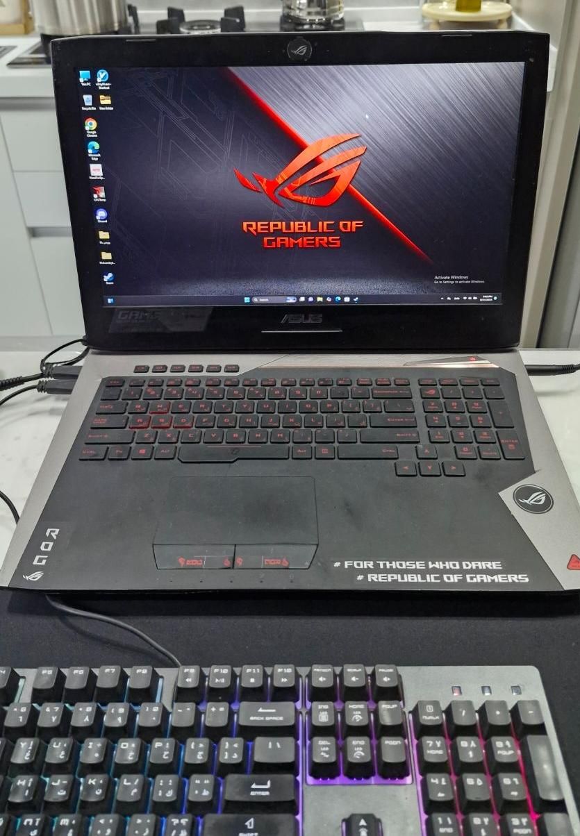 لپتاپ گیمینگ کمیاب ایسوس ROG GL752|رایانه همراه|تهران, چیتگر|دیوار
