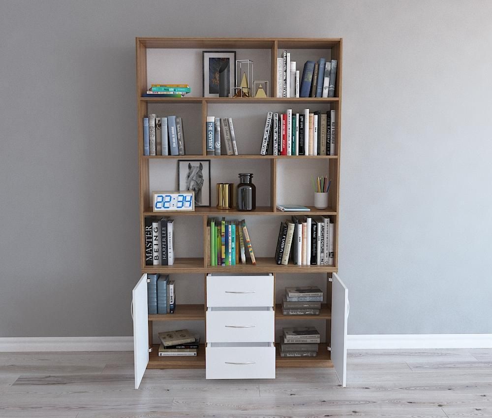 کتابخانه سه کشو shana ارسال رایگان تسویه درب محل|کتابخانه، شلف، قفسه‌های دیواری|ری, صالح‌آباد شرقی|دیوار