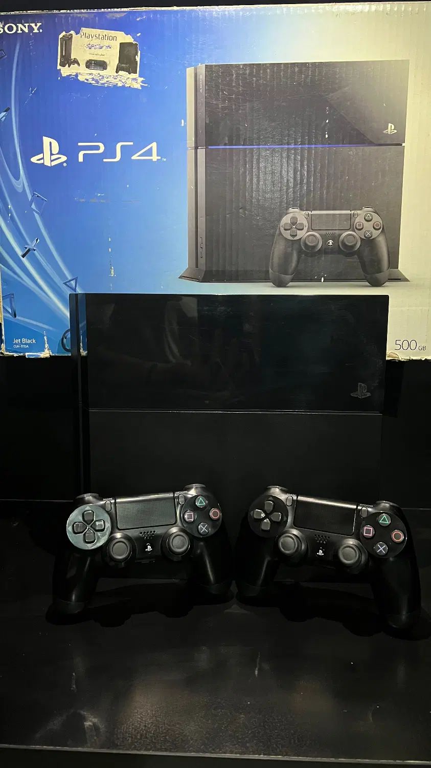 پلی فور فت ۱ ترابایت * PS4 fat 1 TB|کنسول، بازی ویدئویی و آنلاین|اصفهان, بهاران|دیوار